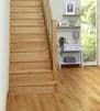 Solid Oak Bottom Bullnose Stair Tread Left or Right Hand Un-Grooved 22x270x1000mm